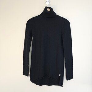 One Teaspoon 100% Merino Wool Knit Funnel Neck Dress - Black - Sz XS
